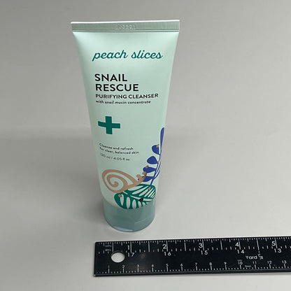 PEACH SLICES Snail Rescue Purifying Cleanser w/ Snail Mucin 4.05fl oz