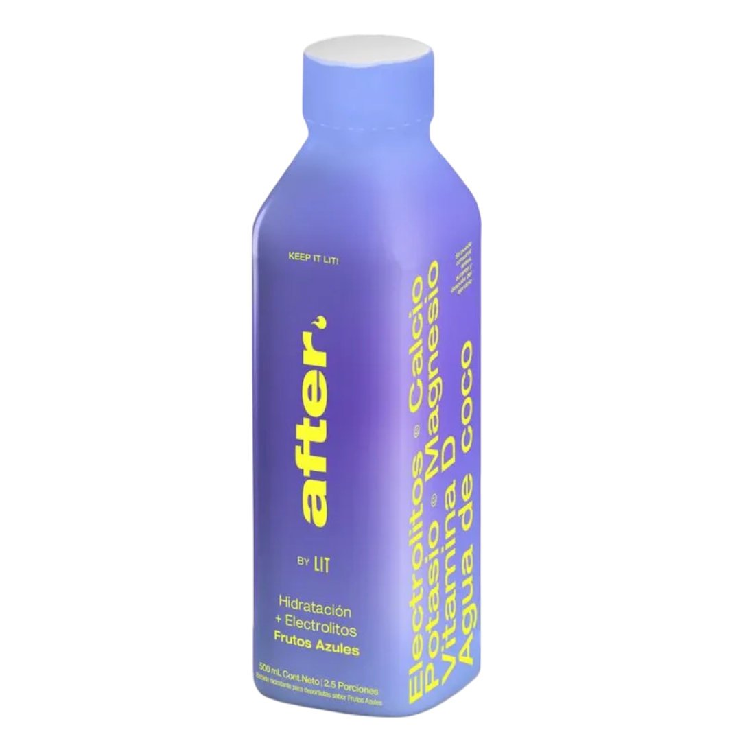 After by Lit Hydration Drink Blue Fruits / Frutos Azules (16.9 fl oz)