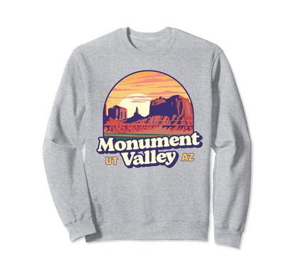 Monument Valley National Park Sweatshirt - Streetwear Style Unisex