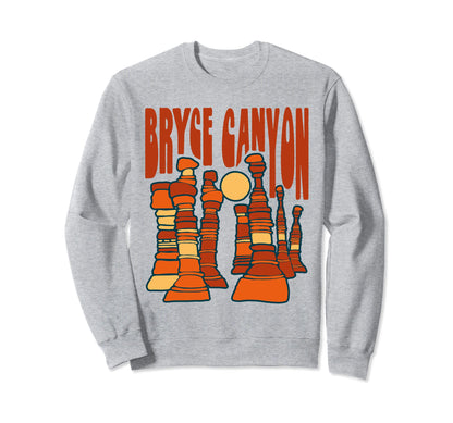 Bryce Canyon National Park Hoo Doo Sweatshirt - Casual Everyday Wear Unisex