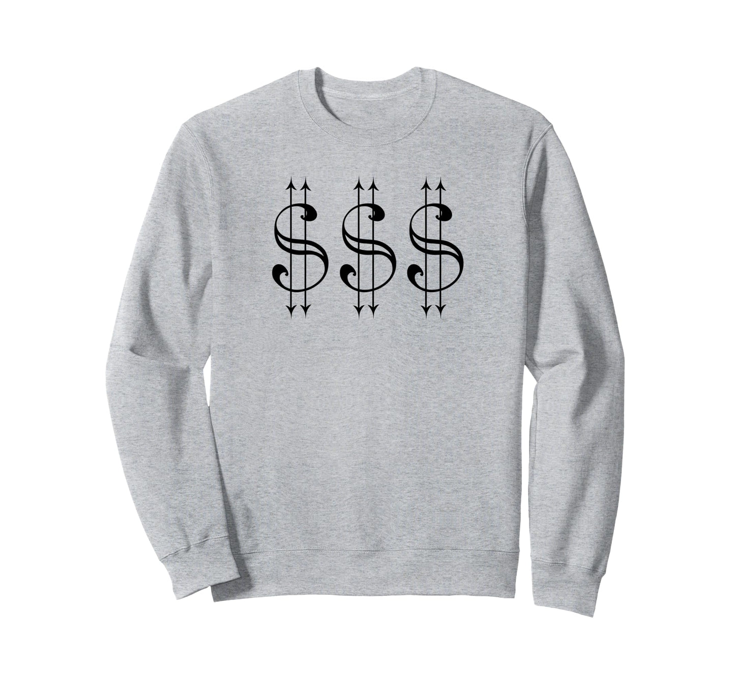 Dollar Sign Alternative Grunge Alt Sweatshirt - Custom Art Print Men Women