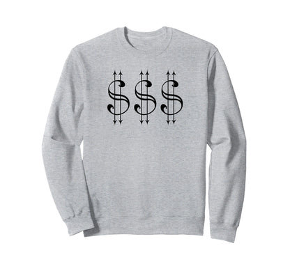 Dollar Sign Alternative Grunge Alt Sweatshirt - Custom Art Print Men Women