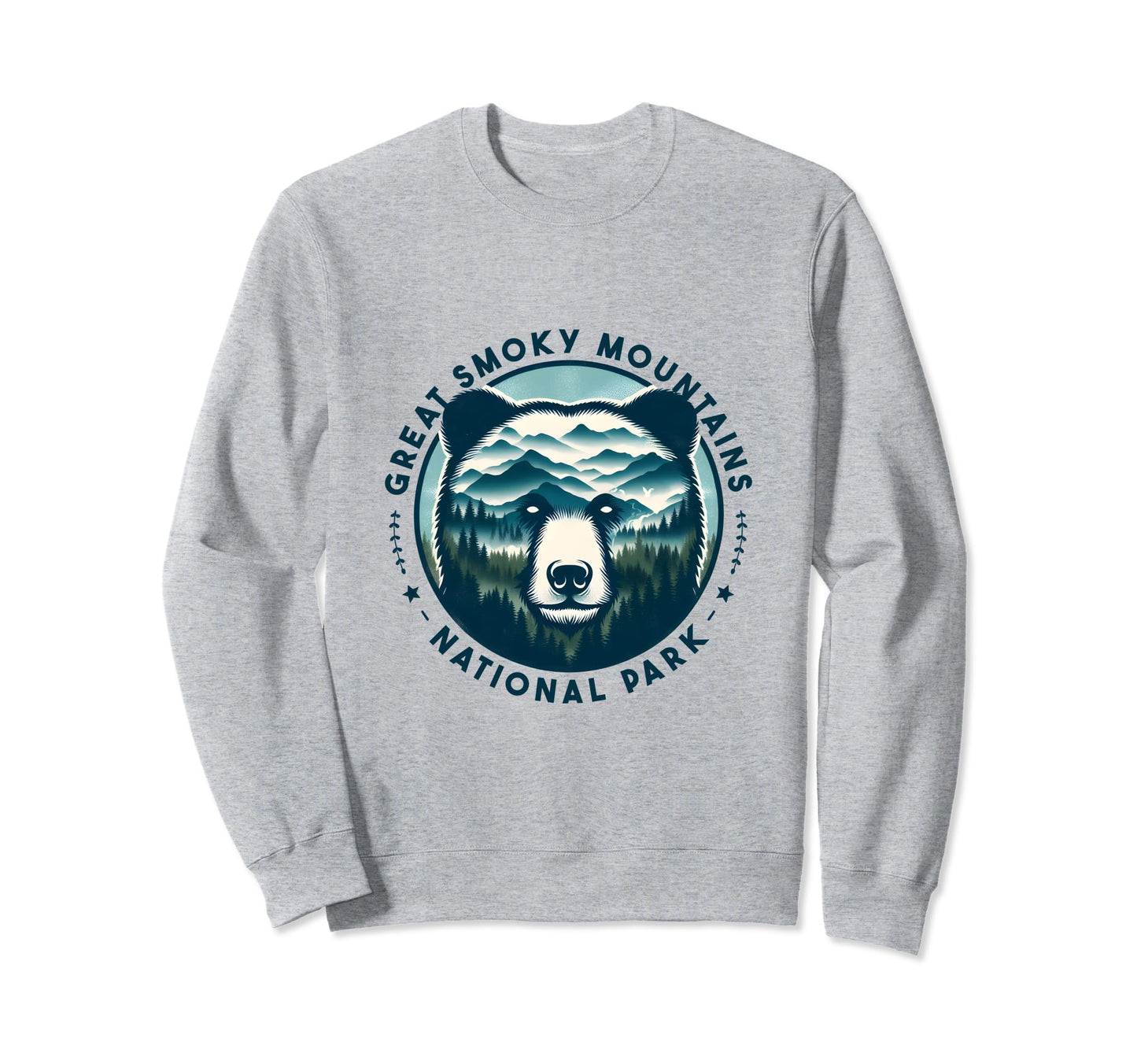 Hiking Camping Great Smoky Sweatshirt - Casual Everyday Wear Unisex