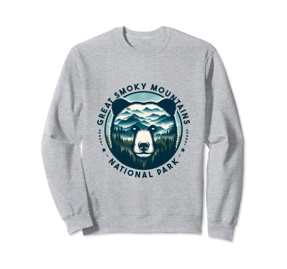 Hiking Camping Great Smoky Sweatshirt - Casual Everyday Wear Unisex