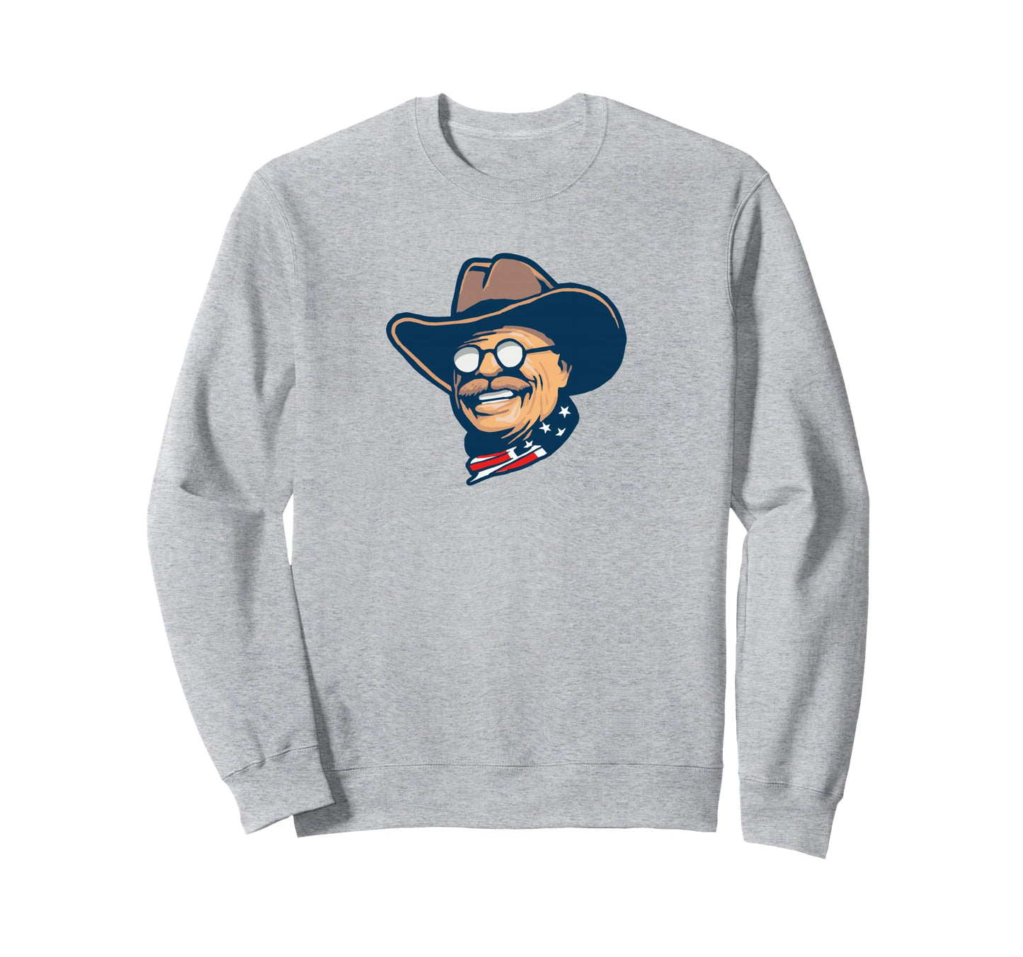 Teddy Roosevelt Rough Rider Sweatshirt - Unique Graphic for Adults