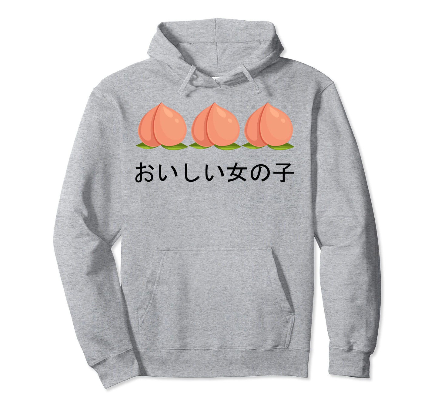 Kawaii Peach Japanese Aesthetic 90S Anime Hoodie - Novelty Apparel Unisex