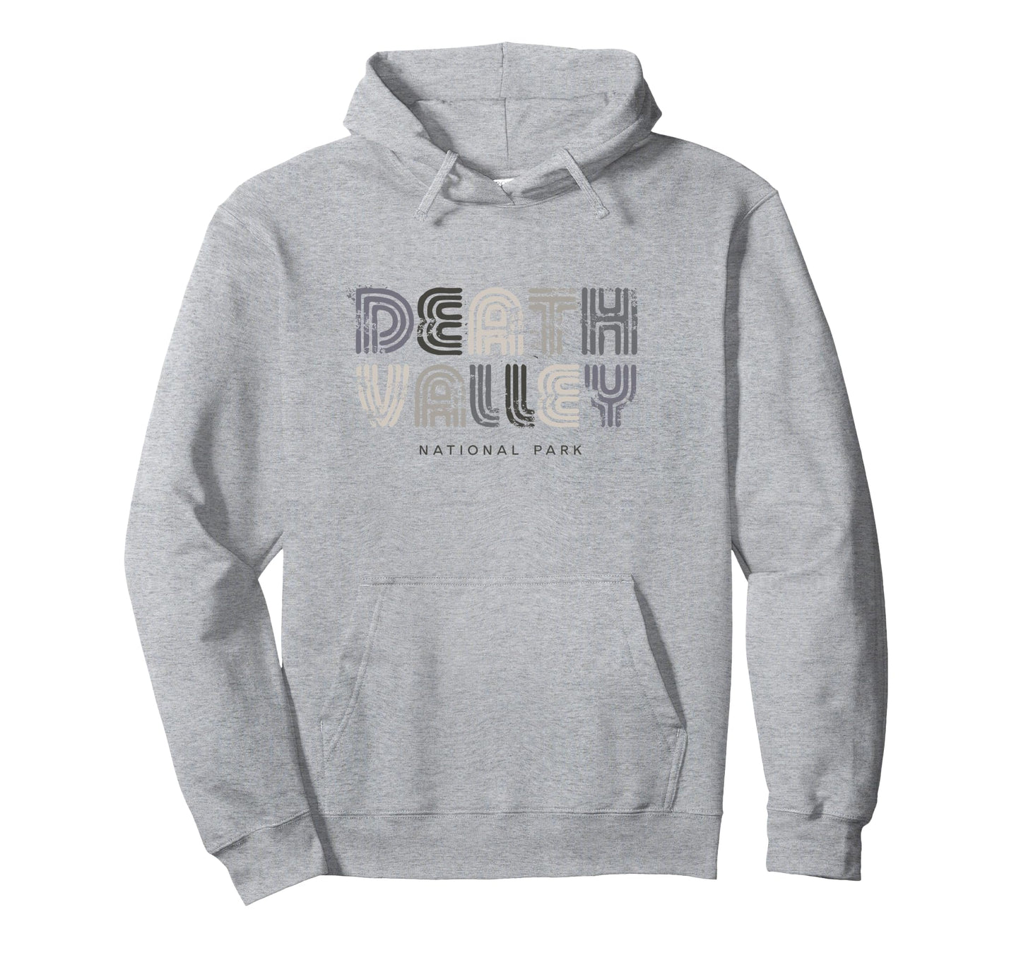 Death Valley National Park 70S 80S Type Hoodie - Trendy Graphic for Adults