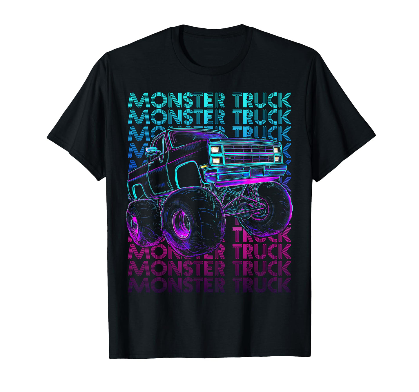 Monster Trucks 4 Wheeler Offroad T-Shirt - Streetwear Style for Adults
