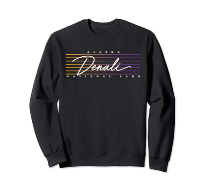 Denali National Park Sweatshirt - Graphic Print Men Women