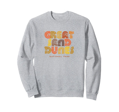 Great Sand Dunes National Park 70S Sweatshirt - Fun Novelty Design Unisex