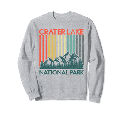 Crater Lake National Park Oregon Sweatshirt - Aesthetic Graphic for Adults