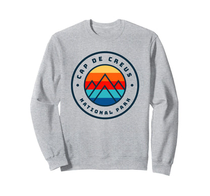 Spain Vacation Camping Hiking Sweatshirt - Minimalist Print Unisex