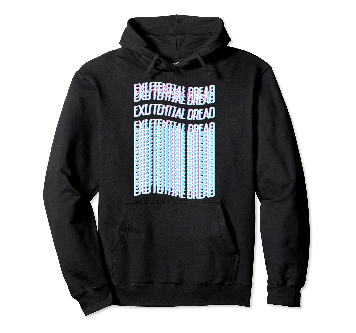 Vaporwave Existential Dread Hoodie - Fun Novelty Design Men Women