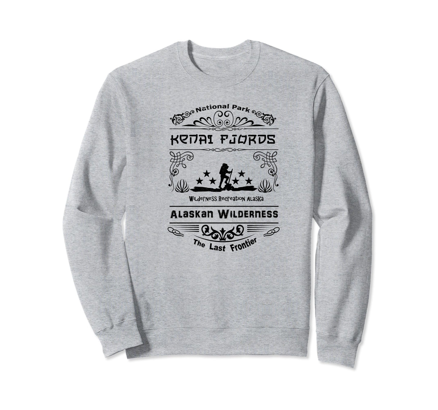 Kenai Fjords National Park Alaska Sweatshirt - Graphic Print Unisex