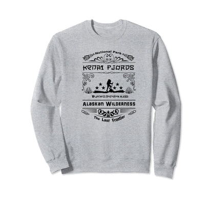 Kenai Fjords National Park Alaska Sweatshirt - Graphic Print Unisex