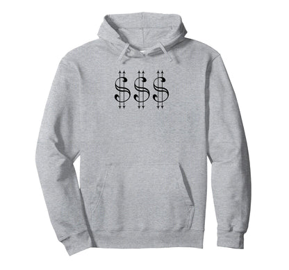 Dollar Sign Alternative Grunge Alt Emo Hoodie - Minimalist Print Men Women