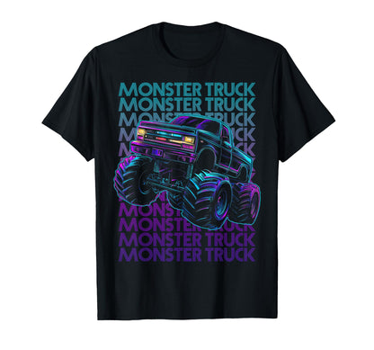 Monster Trucks 4 Wheeler Offroad T-Shirt - Minimalist Print for Adults