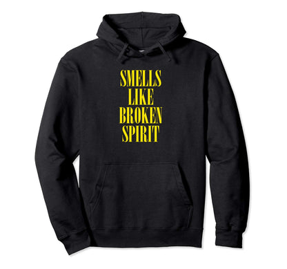 Grunge Sarcastic Sarcasm Smells Like Hoodie - Minimalist Print for Adults