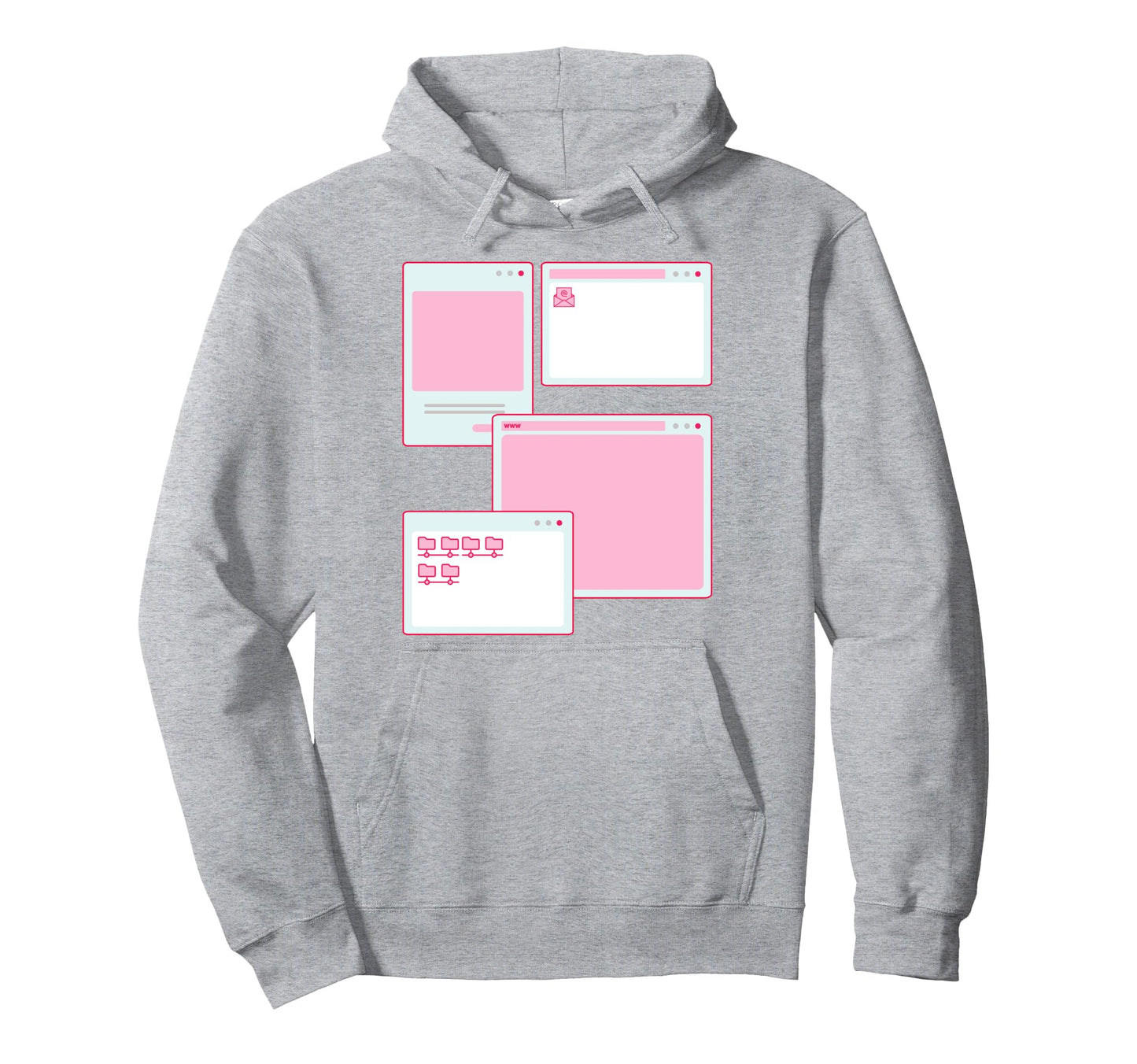 Vaporwave Aesthetic 90S Grunge Kawaii E Hoodie - Unique Graphic for Adults