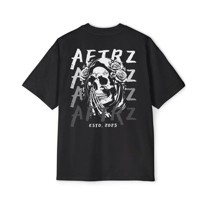 Aftrz Prayer Skeleton Premium Drop Shoulder Short Sleeve T-Shirt