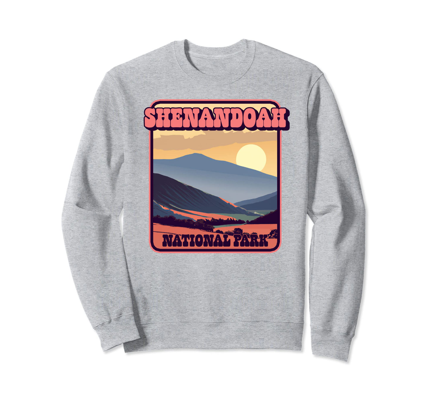 Shenandoah National Park Virginia Sweatshirt - Aesthetic Graphic Unisex