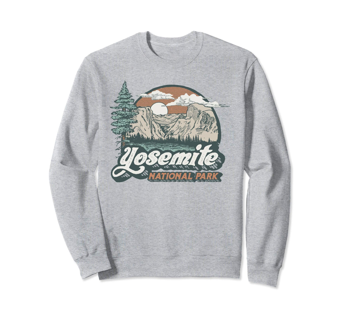 Yosemite National Park Eighties 80S Sweatshirt - Streetwear Style Unisex