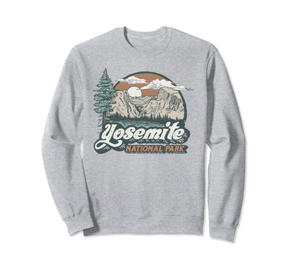 Yosemite National Park Eighties 80S Sweatshirt - Streetwear Style Unisex