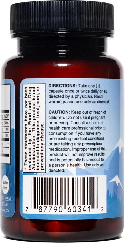 Natural Bone Support Supplement - Non-GMO, Gluten-Free