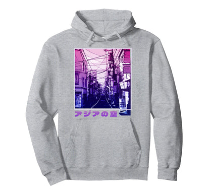 Tokyo Japan Aesthetic Vaporwave Japanese Hoodie - Unique Graphic Unisex