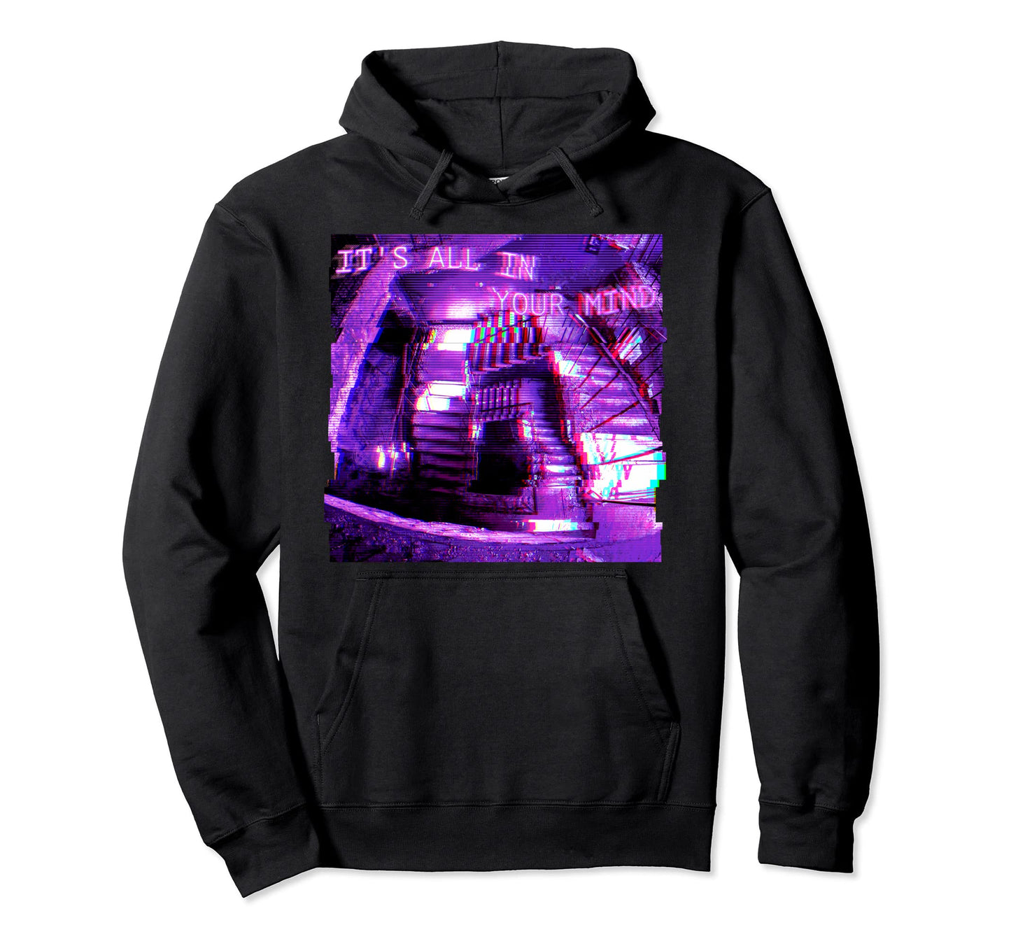 Its All Your Mind Sad Vaporwave Hoodie - Streetwear Style for Adults