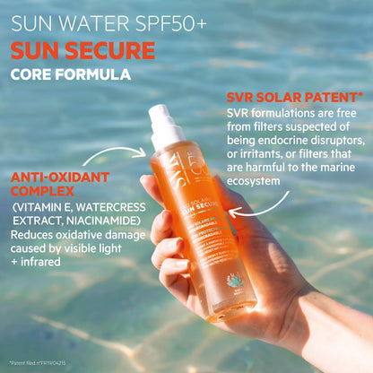 SVR Sun Secure Eau Solaire SPF 50 Factor Sun Water 200 ml