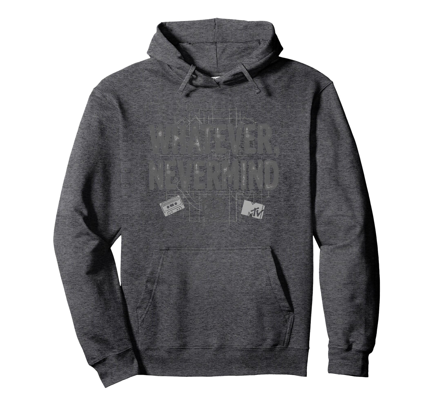Whatever Nevermind Gen X Nostalgic 90S Hoodie - Novelty Apparel Unisex