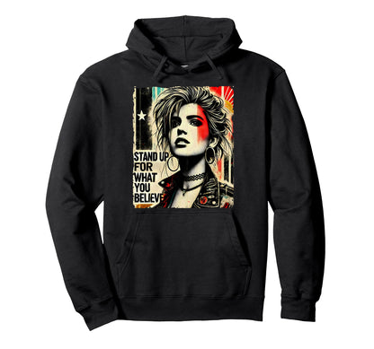 Punk Graffiti 90S Grunge Colorful Hoodie - Unique Graphic Men Women