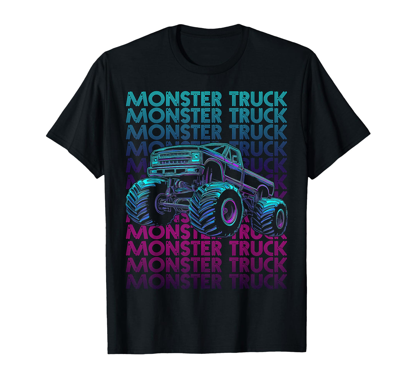 Monster Trucks 4 Wheeler Offroad T-Shirt - Casual Everyday Wear Men Women