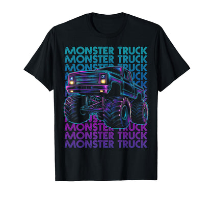 Monster Trucks 4 Wheeler Offroad T-Shirt - Custom Art Print Men Women