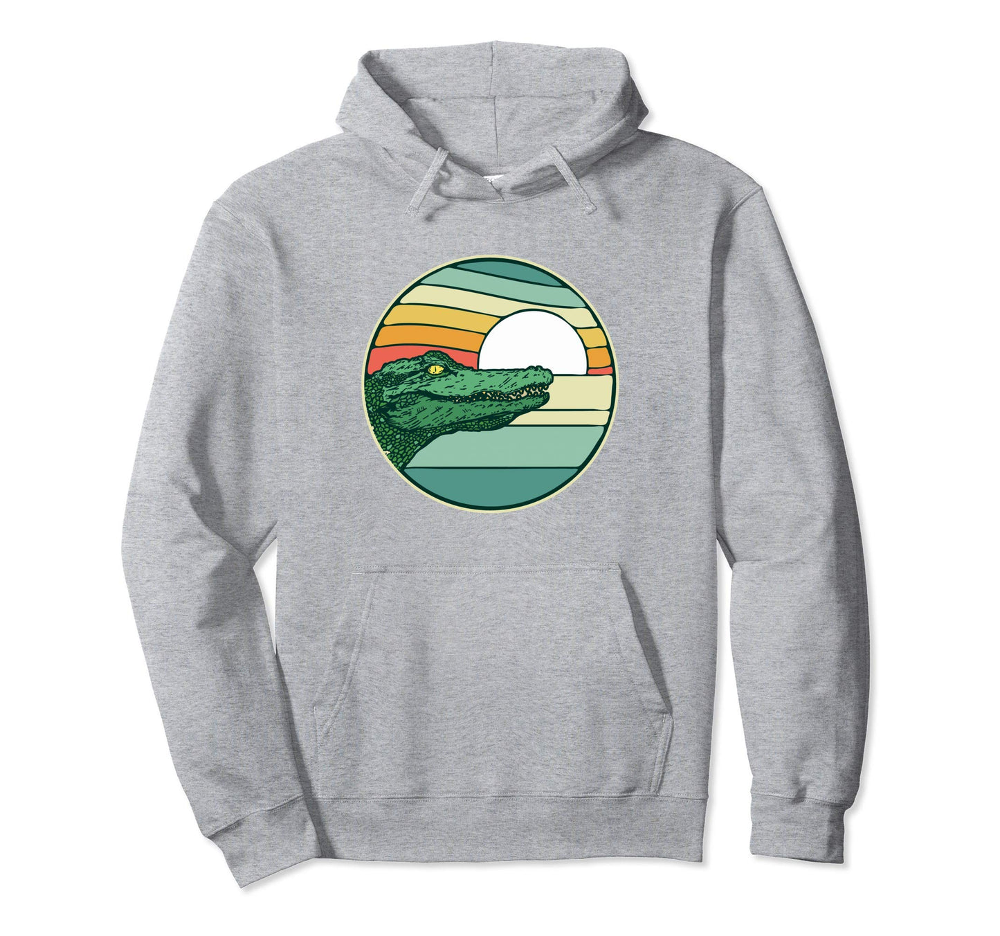 Everglades National Park Alligator 80S Hoodie - Novelty Apparel Unisex