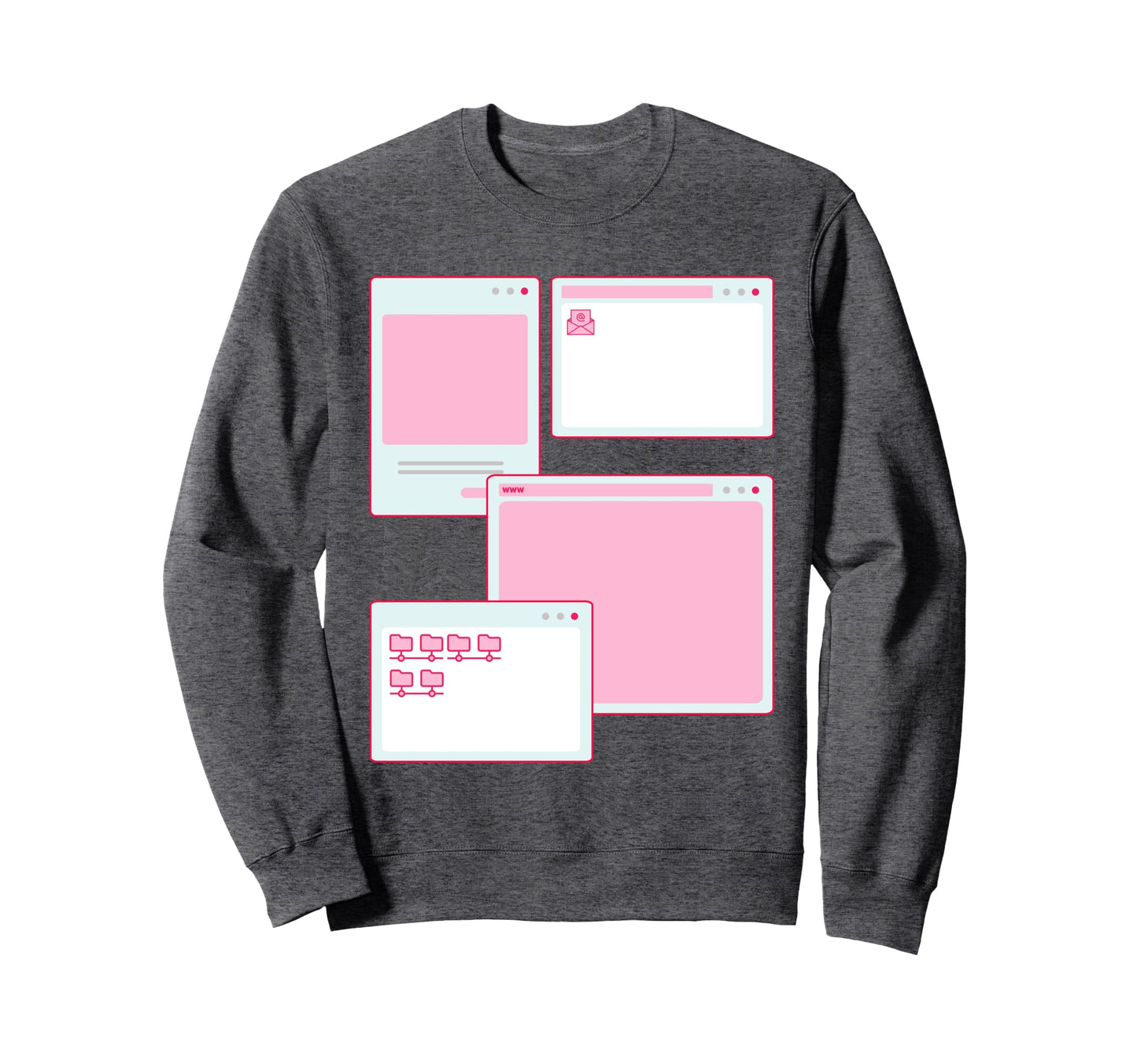 Vaporwave Aesthetic 90S Grunge Sweatshirt - Streetwear Style for Adults