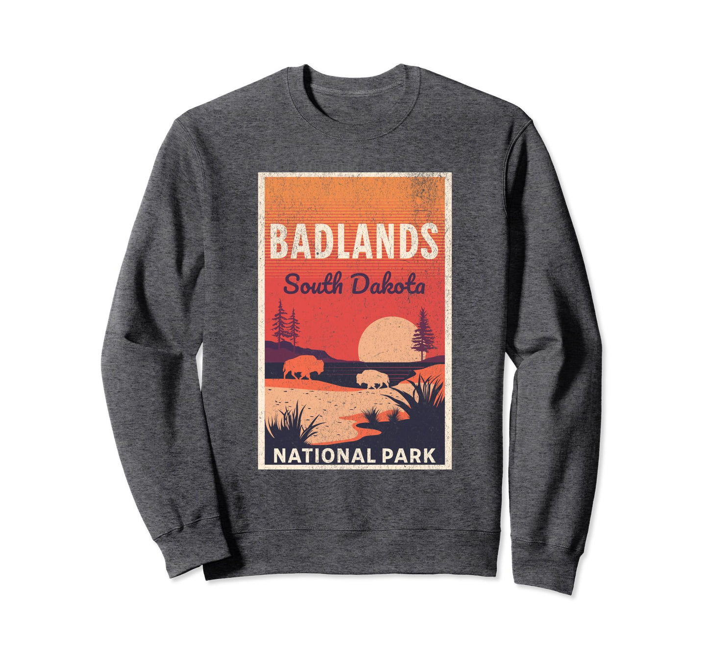 Badlands National Park South Dakota Usa T-Shirt - Graphic Print Unisex