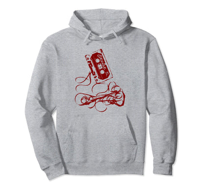 Grunge 90S Music Tape Concert Hoodie - Trendy Graphic for Adults