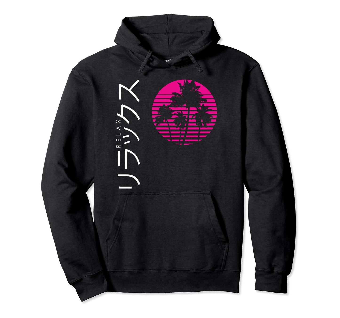 Relax 80S 90S Aesthetic Vaporwave Hoodie - Streetwear Style for Adults