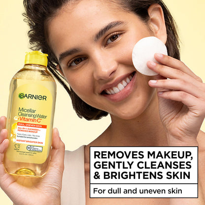 Garnier Micellar Water with Vitamin C - 13.53 fl oz Gentle Makeup Remover & Cleansing Water