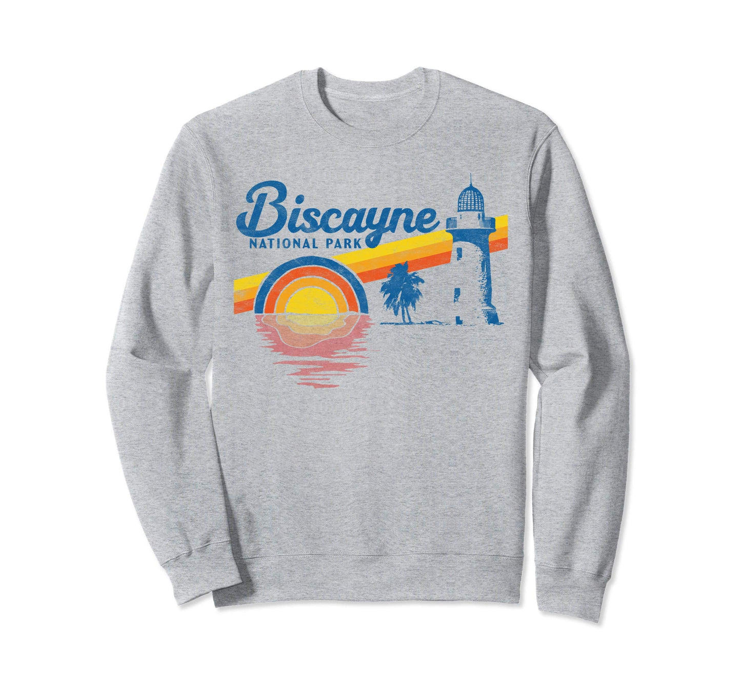 Biscayne National Park 80S Sweatshirt - Minimalist Print Men Women