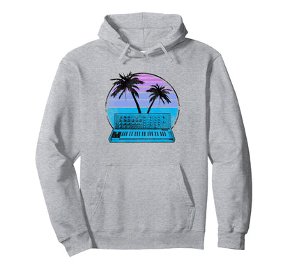 Synthwave Retrowave Pastel Goth Hoodie - Custom Art Print for Adults