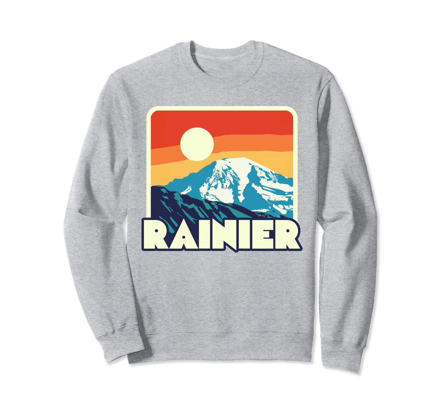 Mount Rainier Wpa National Parks Sweatshirt - Streetwear Style Men Women