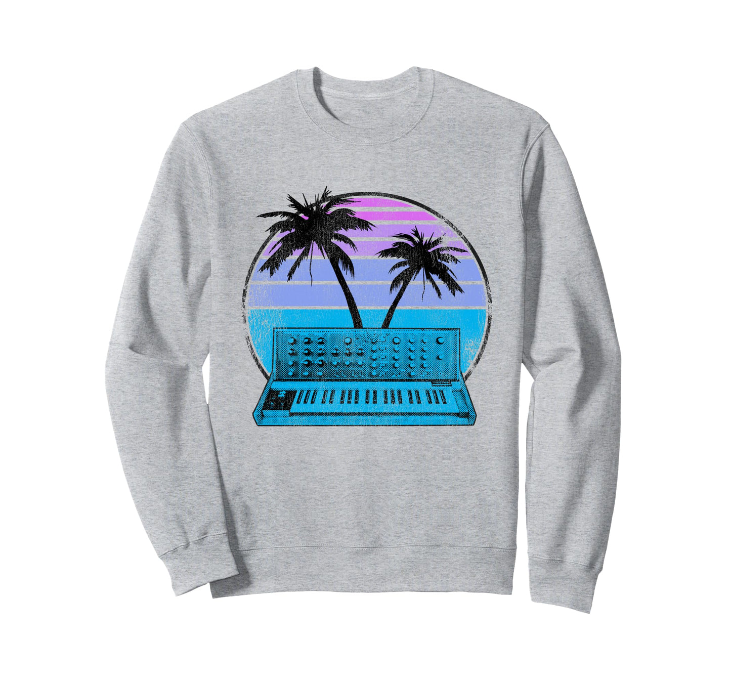 Synthwave Retrowave Pastel Goth Sweatshirt - Fun Novelty Design for Adults