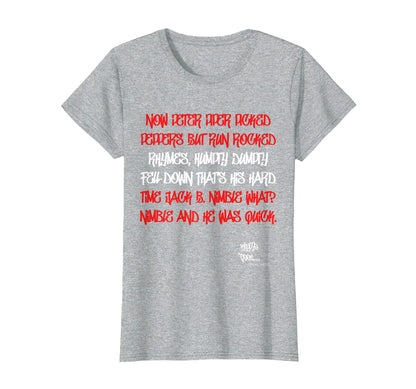 Old School Rap Hip Hop Peter Piper 80S D T-Shirt - Graphic Print Men Women