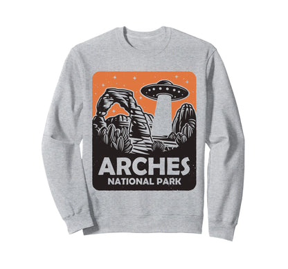 Delicate Arch Arches National Sweatshirt - Casual Everyday Wear Unisex