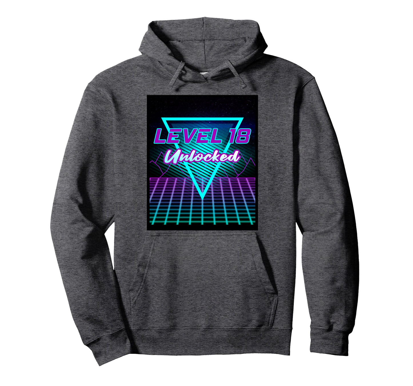 18Th Birthday Aesthetic Vaporwave 80S Hoodie - Graphic Print Men Women