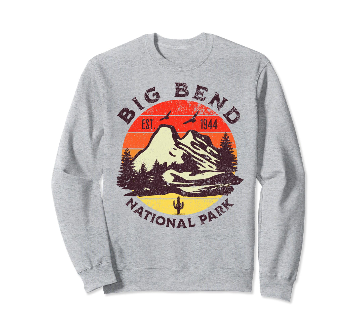 Big Bend National Park Texas Usa Outdoor T-Shirt - Unique Graphic Unisex