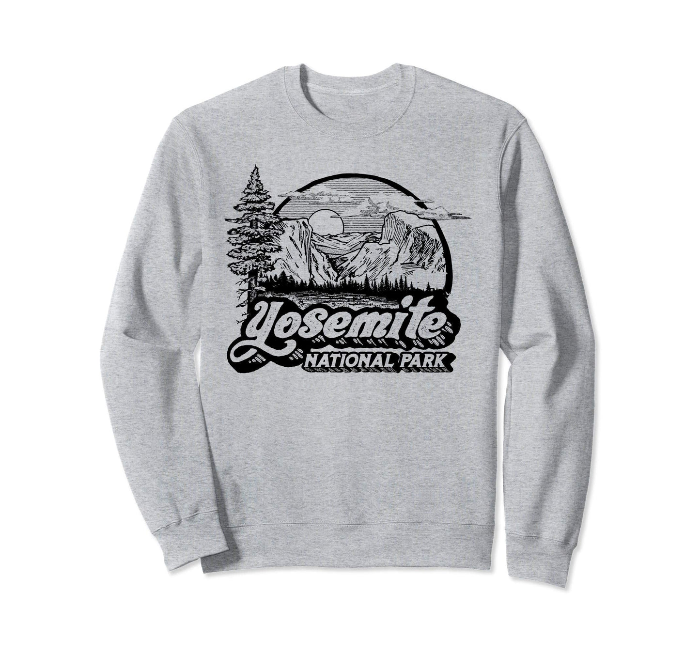 Yosemite National Park Eighties 80S Sweatshirt - Graphic Print for Adults